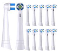 Replacement Toothbrush Heads Compatible with Oral-B iO 3/4/5/6/7/8/9/10 Series Ultimate Clean Electric Toothbrush,for Oral-B iO Electric Toothbrush,12 Pack (White, Medium)