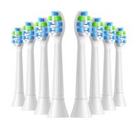 Replacement Toothbrush Heads, Compatible with Philips, 4100 6500 6100 | 7500 5300 1100; 2 Series, 3 Series, EasyClean, Essence+, FlexCare, HealthyWhite(8pcs)