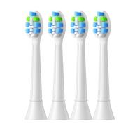 Replacement Toothbrush Heads, Compatible with Philips, 4100 6500 6100 | 7500 5300 1100; 2 Series, 3 Series, EasyClean, Essence+, FlexCare, HealthyWhite(4pcs)
