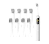 Replacement Toothbrush Heads Compatible with SAKYPRORAL G5S,UYRUREL 8 Pack Sonic Electric Toothbrush Heads,Soft Highly Effective Cleaning, Standard Gum Care,Gray