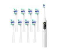 Replacement Toothbrush Heads Compatible with usmile Y10 PRO,UYRUREL 8 Pack Sonic Electric Toothbrush Heads,Soft Highly Effective Cleaning, Standard Gum Care,White
