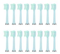 Replacement Toothbrush Heads, Compatible with XiaoMi, M07 M08 | M07B, 702, 722 sonic electric toothbrush heads, 4/8/16PCS(16pcs Blue)