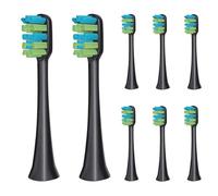 Replacement Toothbrush Heads for 7AM2M AM101/AM105 Electric Toothbrush,8 Pack Electric Brush Heads with Covers for 7AM2M AM101/AM105 Electric Toothbrush,Black
