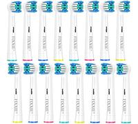 Replacement Toothbrush Heads for Oral B Braun, 16 Heads Professional Electric Toothbrush Heads, Brush Heads Refill Compatible with Oral-B Toothbrush (16 Heads)