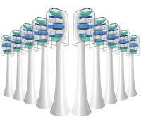 Replacement Toothbrush Heads for Phillips Sonicare Electric Toothbrush Click-on Handles 10 Pack White