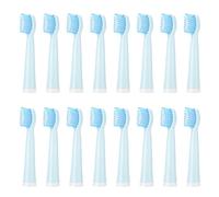Replacement Toothbrush Heads for Rtauys M5 Electric Soft Brush Bristles Nozzle,4-16Pcs(16PCS Blue)