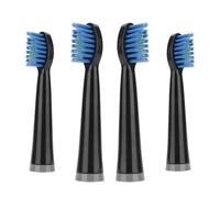 Replacement Toothbrush Heads for Rtauys M5 Electric Soft Brush Bristles Nozzle,4-16Pcs(4PCS Black)
