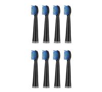 Replacement Toothbrush Heads for Rtauys M5 Electric Soft Brush Bristles Nozzle,4-16Pcs(8PCS Black)