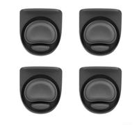 Replacement Top Cover Gaskets for Owala Water Bottles, 4-Pack Silicone Seals for 19oz 24oz 32oz 40oz Flasks, Easy Clean Black(black)