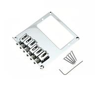 Replacement Top-loading Chrome 6 String Fixed Hardtail Guitar Bridge for Telecaster Guitar