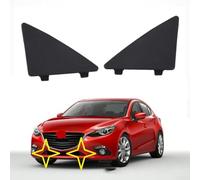 Replacement Tow Hook Eye Grille Cover Front Bumper 2pcs for Mazda 3 2014 to 2017 Left Right