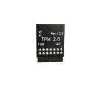 Replacement TPM2.0 Encryption Security Module 14Pin LPC Standalone Cryptographic Processor TPM2.0 Module For Motherboards Easy Installation And Removal