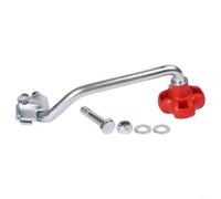 Replacement Trailer Jack Handle with Complete Mounting Hardware Kit for Automotive Use and Compatible with Most Trailer Jacks