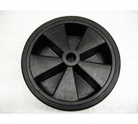 Replacement Trailer Jockey Wheel 220MM x 70MM - 2.7" Rubber Tread Plastic Rim