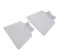 Replacement Transparent Bench Grinder Guard Shield for 125mm Angle Grinders, 2 Pack, ABS Plastic Safety Eye Protection Covers, 9.7 x 6.8 cm