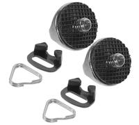 Replacement Triangle Hook for Camera Strap Wrist Black Stainless Steel | Set, Abs Screw Fittings, Portable Attachment for Wider Straps and Sling Use