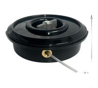 Replacement Trimmer Head For Grass Trimmer Automatic Feed Line Nylon Cutting Spool Black 114x44mm Garden Tool For Efficient Lawn Care And Removal Extended Reach Design Lightweight Build