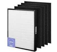 Replacement True HEPA Filter Compatible with Hunter 30940 Air Purifier,Fits 30210 30214 30215 30216 30225 30244 30245 30260 30398 30400 30401 30402 30525 36260 36395 37225,1 HEPA Filter + 4 Pre-filter