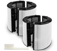 Replacement True Hepa Filter for Dyson TP04 TP06 TP07 TP09 TP10 HP04 HP06 HP07 HP09 PH01 PH02, 360° Combi 2 in 1 HEPA and Carbon Filter, H13 Grade True HEPA Carbon Replacement Filter, 2 Pack