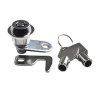 Replacement Tubular Camlock 90 Degree Hook Cam Lock Cylinder with Keys for Truck Tool Boxes Coffee Makers Waterproof Zinc Alloy