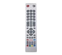 Replacement TV Remote Control for Sharp Aquos Portable Easy to Grab ABS No Setting Required Stable Performance 3D Button Fernbedienung