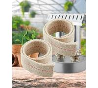 Replacement Twin Paraffin Heater Wick Ambassador Twin Burner Oil Wick 2.5cm x 23cm