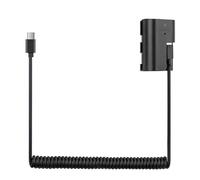 Replacement Type C Power Connectors Cable For LPE6 Dummys Battery For 90D 80D 70D 60Da Mark 6D Mark USB C Camera Power Cable