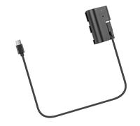 Replacement Type C Power Connectors Cable For LPE6 Dummys Battery For 90D 80D 70D 60Da Mark 6D Mark USB C Camera Power Cable