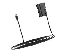 Replacement Type C Power Connectors Cable For LPE6 Dummys Battery For 90D 80D 70D 60Da Mark 6D Mark USB C Camera Power Cable