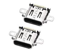 Replacement Type-C Switch Charging Port Charger Connector Power Socket Connector for Nintendo Switch NS Console (2-Pack)