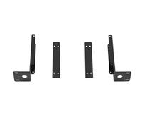 Replacement UA507 Dual Rack Mount Hardware for Shure SLXD24/SM58 Digital Wireless Microphone System, Metal SLXD4 Rack Mount Kit, Black