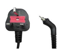 Replacement UK Power Cable & Clear Internal Connector Kit for GHD | For GHD 4.0B 4.1B 4.2B 4.3B MS 4.0 SS 4.0 | Replaces Black Internal Connector (4.2B (Internal Black Connection))