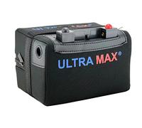 REPLACEMENT ULTRAMAX LITHIUM 12V 22A 36 Holes Golf Trolley Battery + Female T-Bar Connector