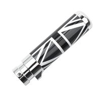 Replacement Union Jack Red/Blue Handbrake Cover Park Brake Lever Handle Interior Decorations Case for Mini Cooper Clubman R50 R52 R53 R55 R56 R57 R58 R59 (Union Jack Gray/black)