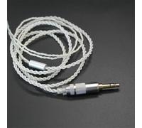 Replacement Upgrade Cable MMCX Silver Plated Wire Cords Line for Shure SE215 SE315 SE425 SE535 SE846 UE900 Headphones sponge sleeve