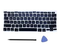 Replacement US Keyboard Full Set of Keycap Keys and Tool Applicable for ipad Pro/Air 11/12.9 inch Magic Keyboard (MKB-0 Black)