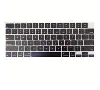 Replacement US Keycaps Keys Black Compatible with MacBook Air M2 Retina 13.6/15 inch Model A2681 A2941, for MacBook Pro M2/M3 Pro 14/16 inch Model A2779 A2780 A2991 A2992 A2918 Key Cap (Black.)
