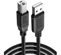 Replacement USB A to USB B Printer Cable, High Speed USB 2.0 Printer Cord Compatible with HP, Samsung, Dell, Epson, Brother, Lexmark, Xerox(5FT)