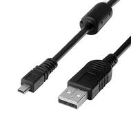 Replacement USB Camera Transfer Data Sync Charging Cable Cord for Sony Cybershot Cyber-Shot DSCH200, DSCH300,DSCW370,DSCW800,DSCW830,DSC-H200,DSC-H300,DSC-W370,DSC-W800,DSC-W830 Digital Camera (Black)
