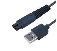 Replacement USB Charging Cable compatible with Electric Shaver Skull Pitbull/Palm/Silver, MicroTouch Solo Razor