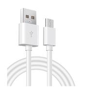 Replacement USB Data & Charging Cable Cord Compatible with Sony Alpha A6000 A6300 A6400 A6500 A5100 A5000 A7IIK A99II, Cyber-Shot DSCHX200V, DSCHX400, DSC-HX10, DSCWX220, DSCWX350 Cameras (White)