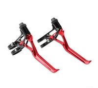 Replacement V Brake Lever Pair for Brompton Extralite, Weighing Only 64g, Ergonomic Design (red)