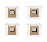 Replacement Vacuum Bags for Eufy for omni E35 Robotic Cleaner - High Efficiency Meltblown Fabric Allergen Protection Auto Empty Bin Refills Pet Hair Trap 3.2 Litre(4 PACK)