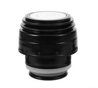 Replacement Vacuum Bottle Lid Cup For 5.2cm Mouth Thermal Flasks Drinking Vessels Leak Proof Press Open Cap Black And White