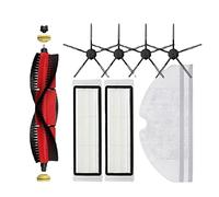Replacement Vacuum Cleaner Brush Hepa Filter Set Kit Compatible with Xi-aomi Roboro-ck S50 S6 S60 S65 S55 S5 (Black,9pcs)