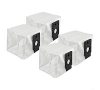 Replacement Vacuum Dust Bags Compatible with Verefa L11 Pro and for TCL SWEEVA 6500 Self-Emptying Robot Vacuum Cleaner, 4L Large Capacity Non-Woven Filtration(4 Pack)