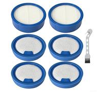 Replacement Vacuum Filter Kit for AEG Series 7000/6000 Cordless Vacuum Cleaner - Complete 6-Piece Set with 2 Pre-Filters, 4 Fine Dust Filters & Cleaning Brush