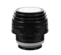 Replacement Vacuum Flask Lid .2cm, Plastic Bottle Cap Stopper with Leak Proof Design for Water Bottles and Drinking Vessels, Black and White Cover