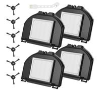 Replacement Vacuum Hepa Filters Shark RV2310/RV2310AE Vacuum Cleaner 4 Hepa Filters 6 Side Brush & 1 Cleaning Brush