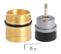 Replacement Valve Cartridge RP50587 with RP51503 Bonnet Nut | Leak-Proof Brass and Plastic Filter Element for DST Single-Handle Kitchen and Lavatory Faucets |(A)